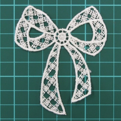 Laço Rendado 7,5cm x 6,5cm