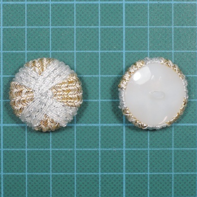 Botão de Pé c/Cordão Lurex 44L 29mm