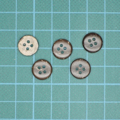 Botão 4 Furos Côco 11mm