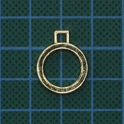 Patilha Metálica Argola 17x21mm