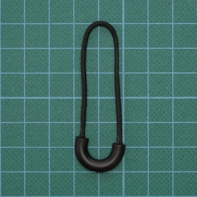 Patilha Cordão e Plástico 11mm Preto