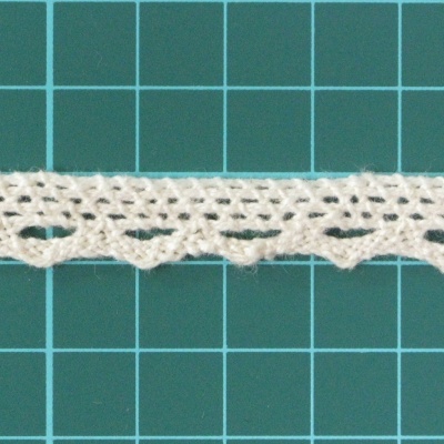 Renda Zig Zag 11mm Cru