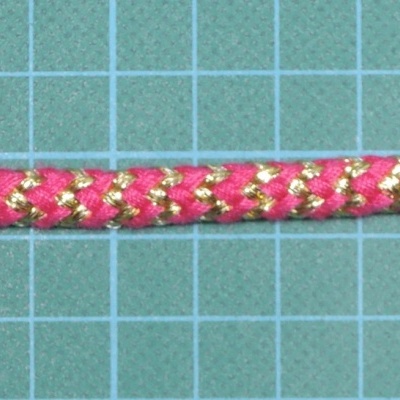 Cordão 7mm com Lurex