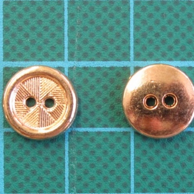 Botão 2 Furos Metálico Redondo 11mm