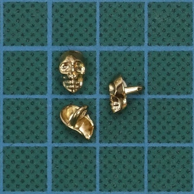 Botão de Pé Caveira 8mm
