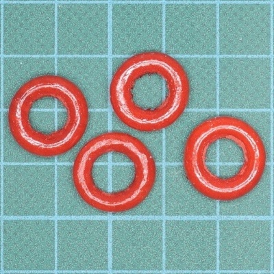 Argola Madeira Pintada 1,5cm