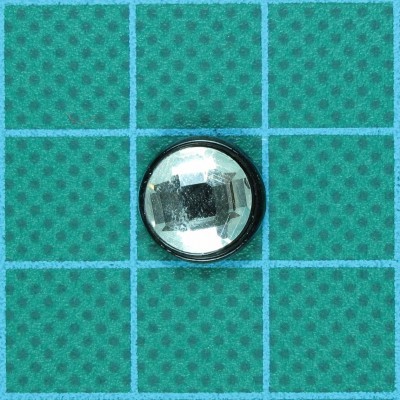 Tacha Redonda 10mm com Brilhante Termocolante