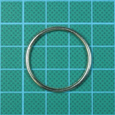 Argola Metálica 2,9cm com Diâmetro Interior de 2,5cm
