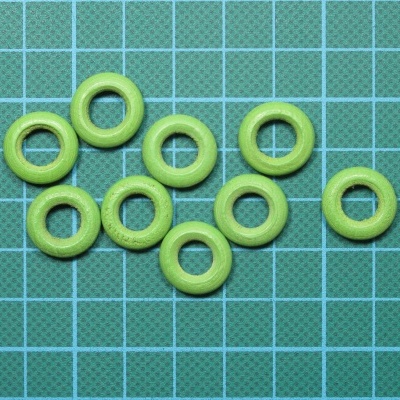 Argola Madeira Pintada 1,5cm