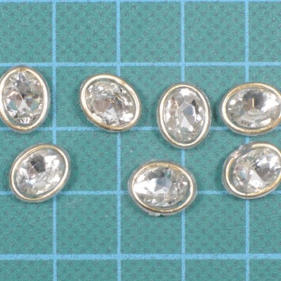 Pedra Oval 10mmx8mm com Base Plástica