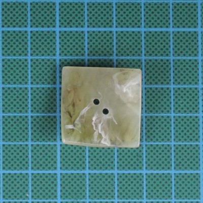 Botão 2 Furos 28mm Bege