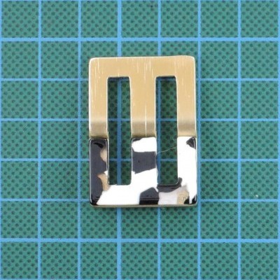 Passador Rectangular 27mm Com Encaixe Plástico