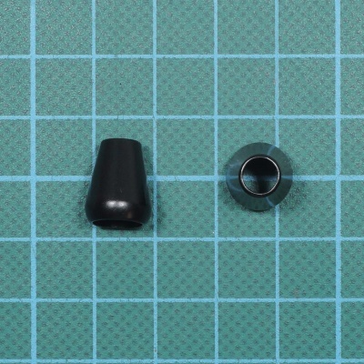 Ponteira Metálica 12x14mm com Furo Largo