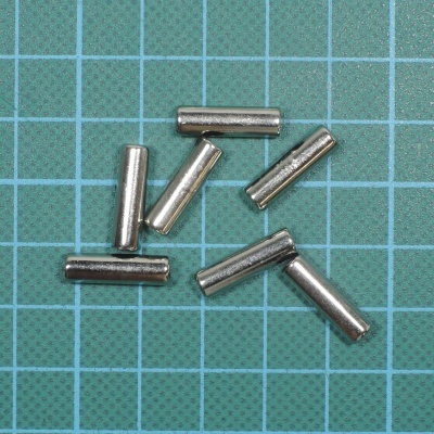 Ponteira Metálica Colar 17x5mm Furo 4mm NK