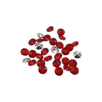 Botão Redondo Brilhante 10mm