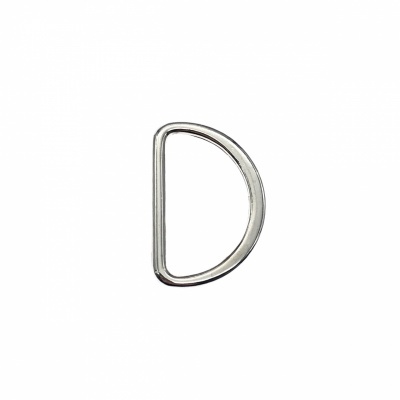 Argola Meia Lua Metálica Achatada 2,5cm