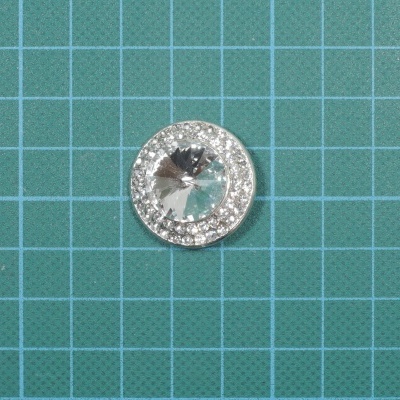 Botão de Pé com Pedras 25mm