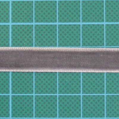Fita Veludo Singela 9,5mm Cinzento
