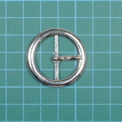 Fivela Redonda com Fuzilhão 2,5cm