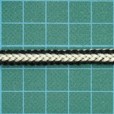 Cordão Tricotin Poliester 7mm Riscas