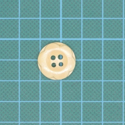 Botão 4 Furos Redondo 18mm com Flor