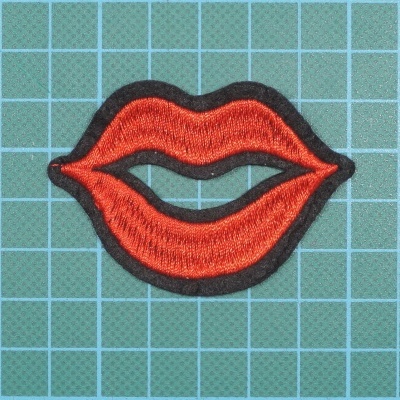 Emblema Boca 4,5cm x 6cm Bordado sobre Feltro com Cola