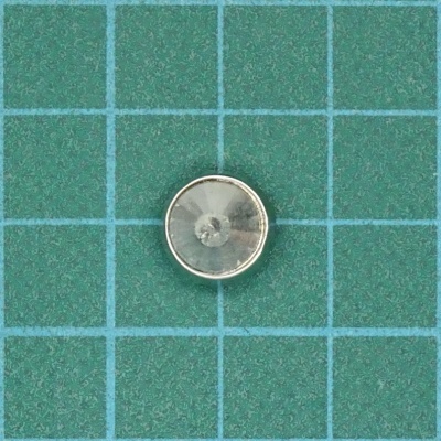 Botão de Pé Metálico Redondo 10mm