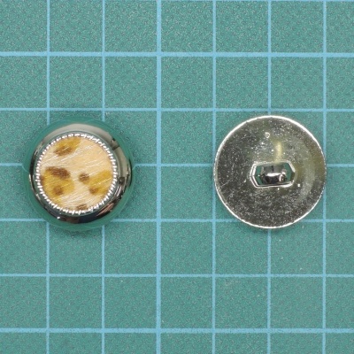 Botão de Pé Plástico com Pêlo 20mm