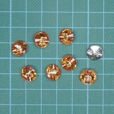 Botão Redondo Brilhante 10mm