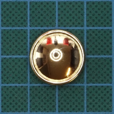 Botão de Pé Metálico Militar Redondo 20mm 32L