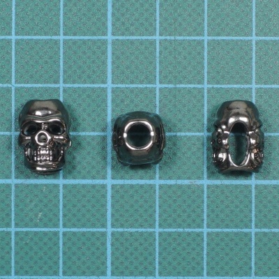 Ponteira Metálica Caveira 10,5x15mm