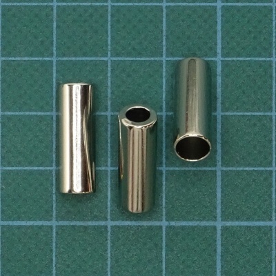 Ponteira Metálica Nó 20x17mm Furo 4mm/6mm NK