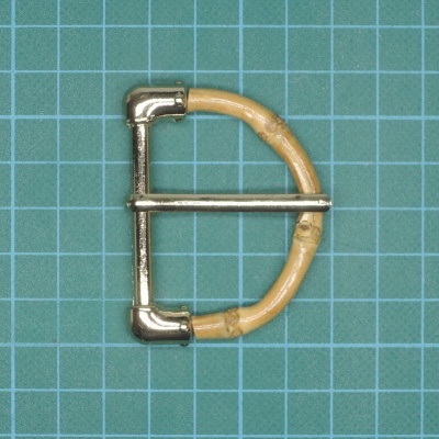 Fivela Meia Lua com Fuzilhão 4cm