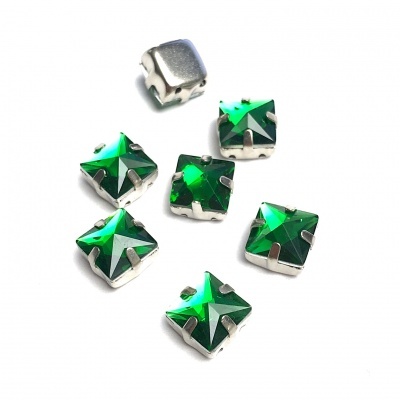 Pedra Resina Quadrada 8mm FB NK 0,30 Cor_D21