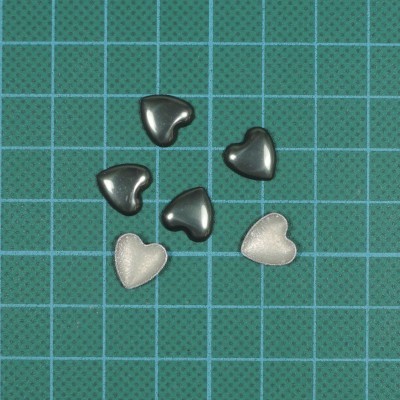 Tacha Coração 10mm Termocolante