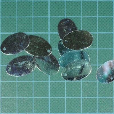 Lantejoula Oval 12x19mm