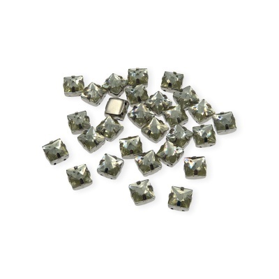 Pedra Resina Quadrada 8mm FB NK 0,30 Cor_D21