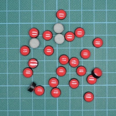 Tacha Cone 4x8mm Termocolante