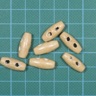 Botão 2 Furos Madeira 7,5x18mm
