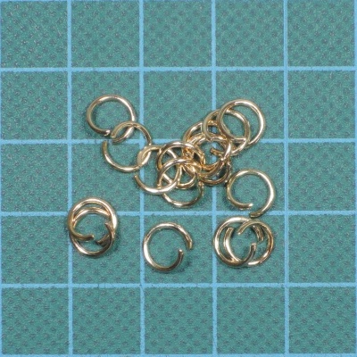 Argola Metálica Aberta 0,7cm com Diâmetro interior de 0,5cm