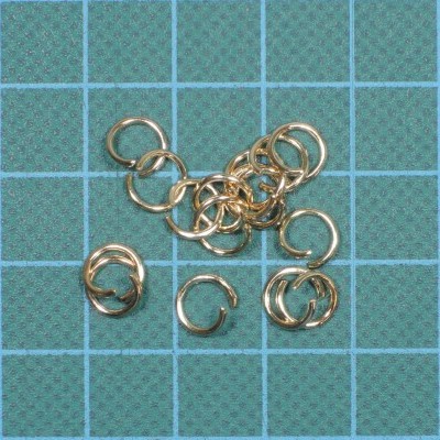 Argola Metálica Aberta 0,7cm com Diâmetro interior de 0,5cm