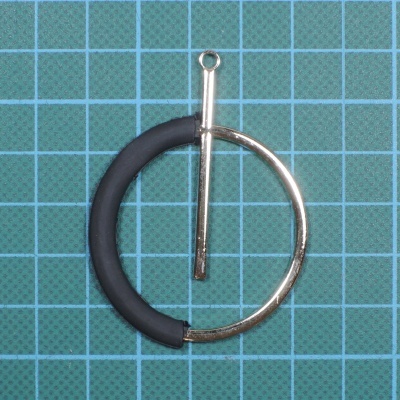 Patilha Metálica com Borracha 5,7x4,2cm