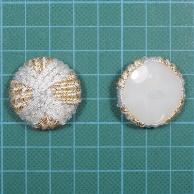 Botão de Pé c/Cordão Lurex 44L 29mm