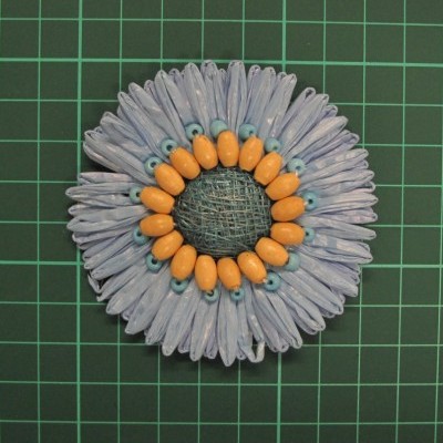 Flor Ráfia, Missangas Madeira