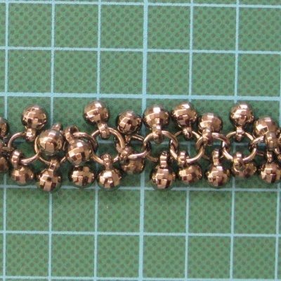 Corrente 20mm com Bolas Multifacetadas de 6mm