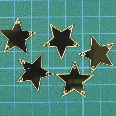 Estrela Espelhada 22mm de coser