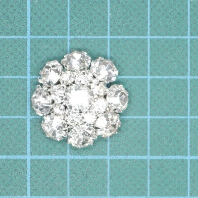 Botão de pé Metálico 26mm