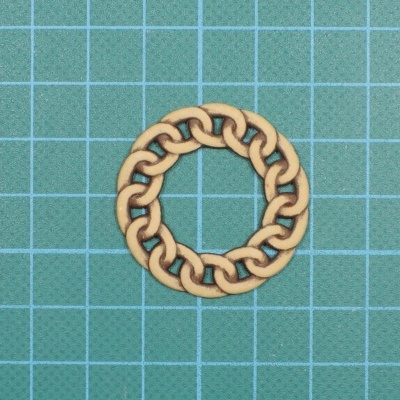 Argola Plástica 3,4cm Fantasia