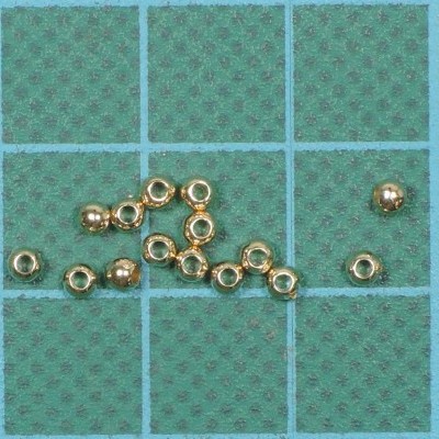 Missanga 2,5mm com Furo 1mm