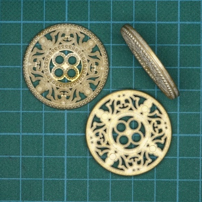 Botão 4 Furos 3,8cm